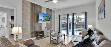 Casa, varias camas, acceso a la alberca (WP2244) | Área de sala de estar