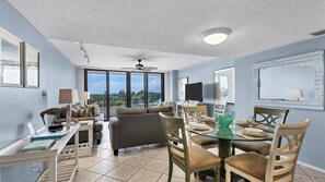 Condo, Multiple Beds, Balcony, Ocean View (ANC707) | Living area - 6415 Midnight Pass Road Unit 707 (Siesta Key)