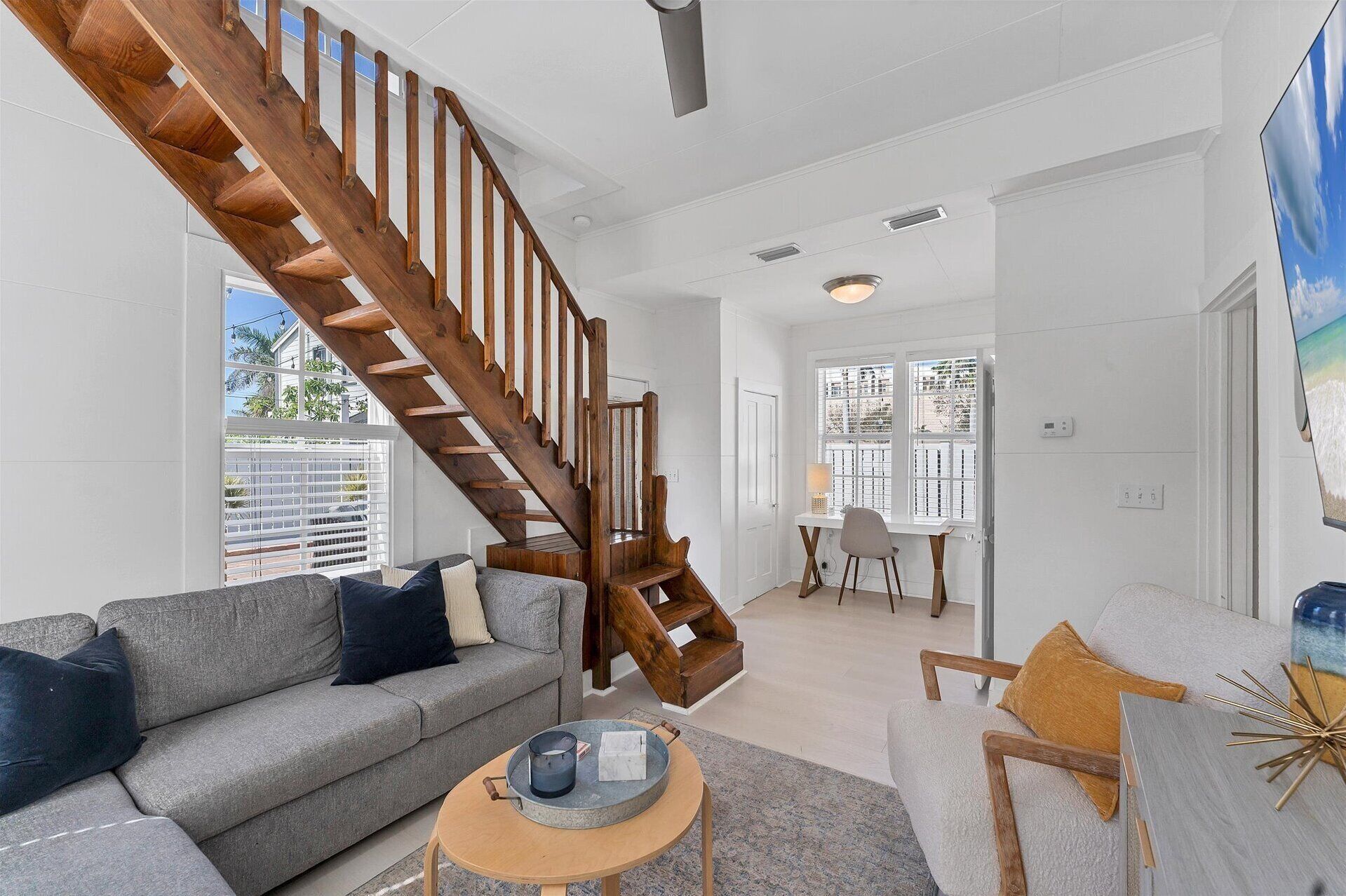 公寓, 1 张大床和 1 张沙发床, 露台, 城市景观 (TAY307-B) | 起居区