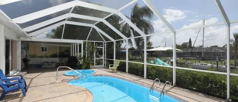 Indoor pool, outdoor pool
