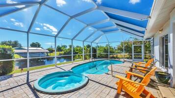 Indoor pool, outdoor pool