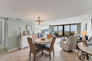 Condo, Multiple Beds, Balcony, Ocean View (ANC-PH8) | Living area - 6415 Midnight Pass Road Unit ph8 (Siesta Key)