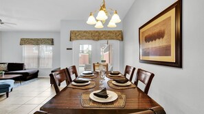 House, Multiple Beds, Pool Access (MAP8975) | Dining - 8975 Majesty Palm Road (Kissimmee)