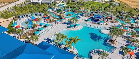 Indoor pool, outdoor pool