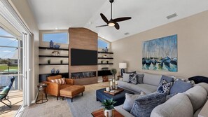 House, Multiple Beds, Pool Access (BJC1417) | Living area - 1417 Blue jay Court (Punta Gorda)