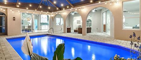 Indoor pool, outdoor pool