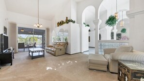 House, Multiple Beds, Pool Access, City View (ELC854) | Living area - 854 Ellicott Circle nw (Port Charlotte)