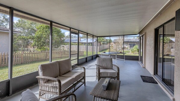 Casa, letti multipli, balcone, vista oceano (COB5638) | Parco della struttura