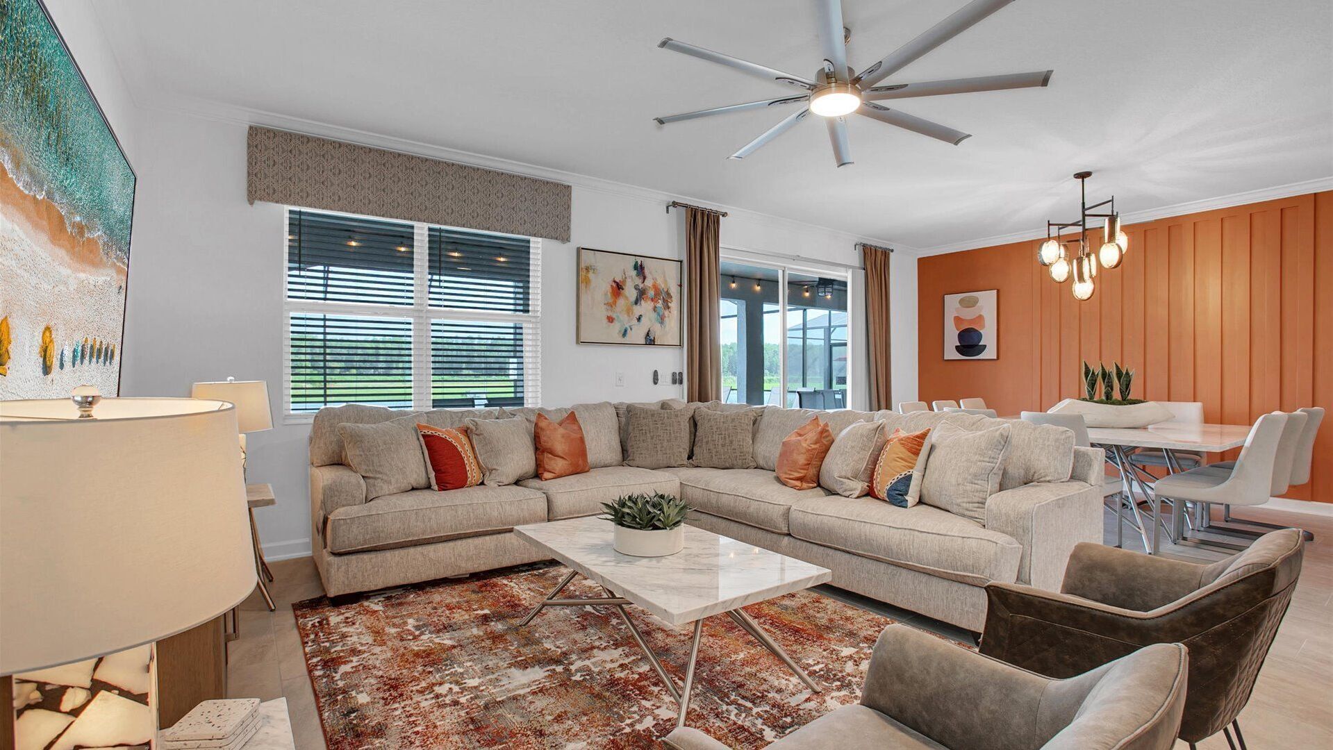 ハウス ベッド (複数台) プールアクセス (PGD4169) | リビング エリア