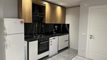 Peti sejuk/penyejuk beku saiz penuh, ketuhar, dapur