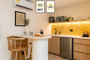 アパートメント | 専用キッチン | 冷蔵庫、電子レンジ、コンロ、食器洗い機