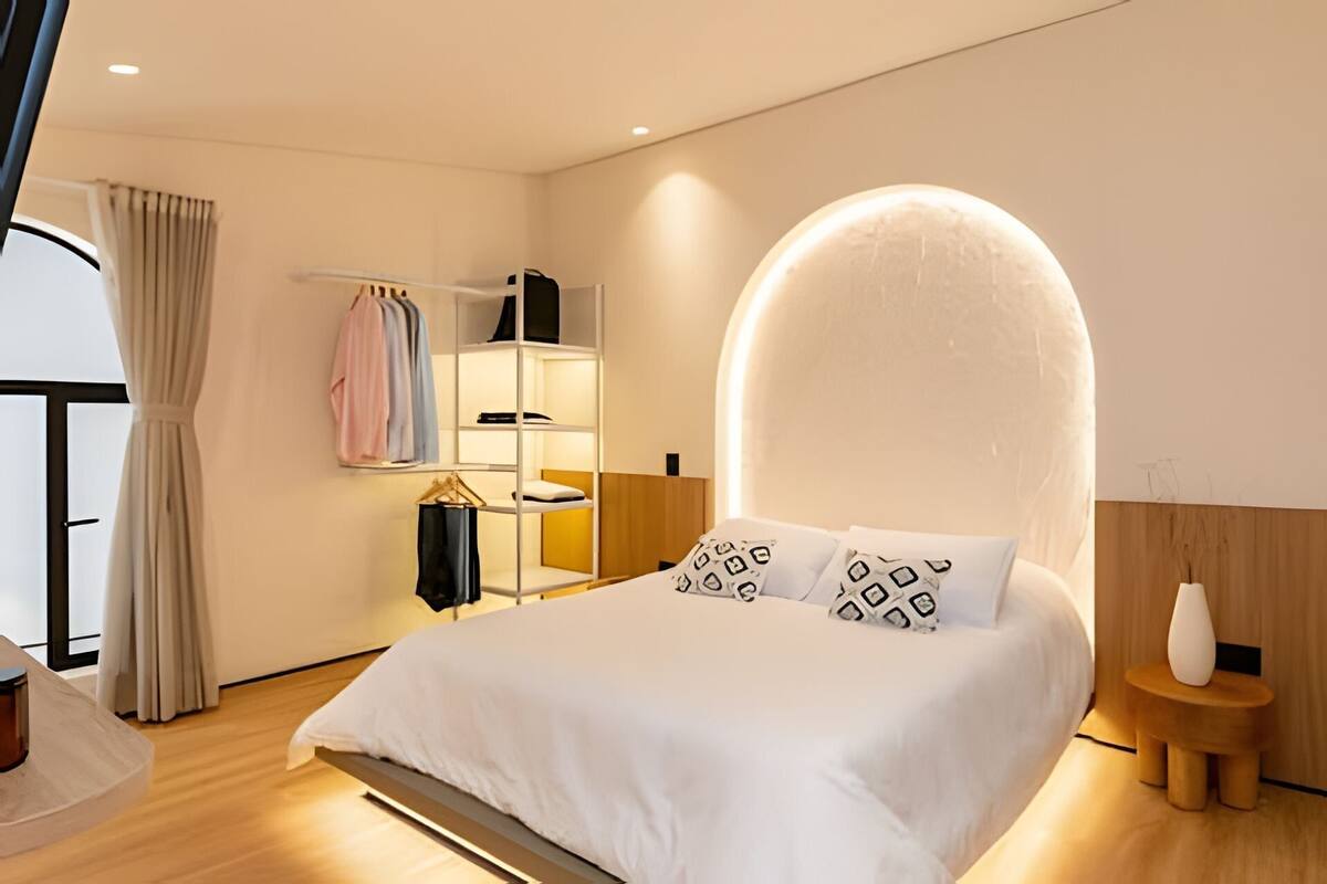 Lejlighed | 1 soveværelse, senge med madrasser af memory foam, minibar