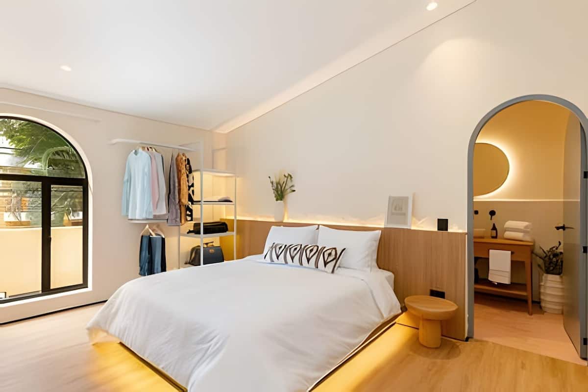 Apartemen | 1 kamar tidur, busa memori, minibar, dan didekorasi berbeda-beda