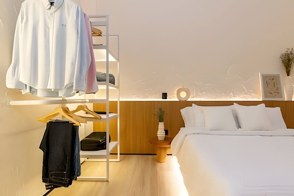 Lejlighed | 1 soveværelse, senge med madrasser af memory foam, minibar