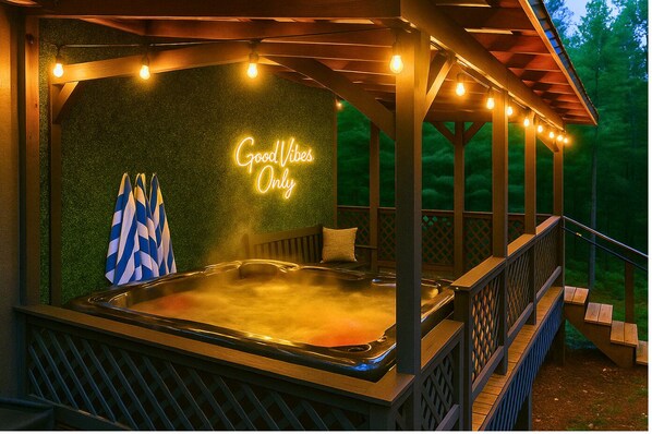 Bain à remous extérieur
