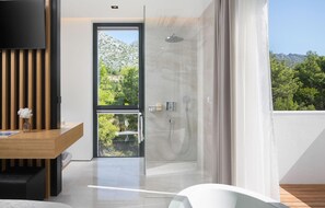 Shower, hair dryer