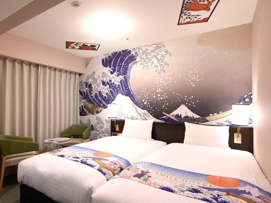 Zweibettzimmer im japanischen Stil , Nichtraucher (Hollywood)