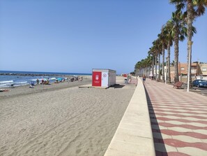 On the beach