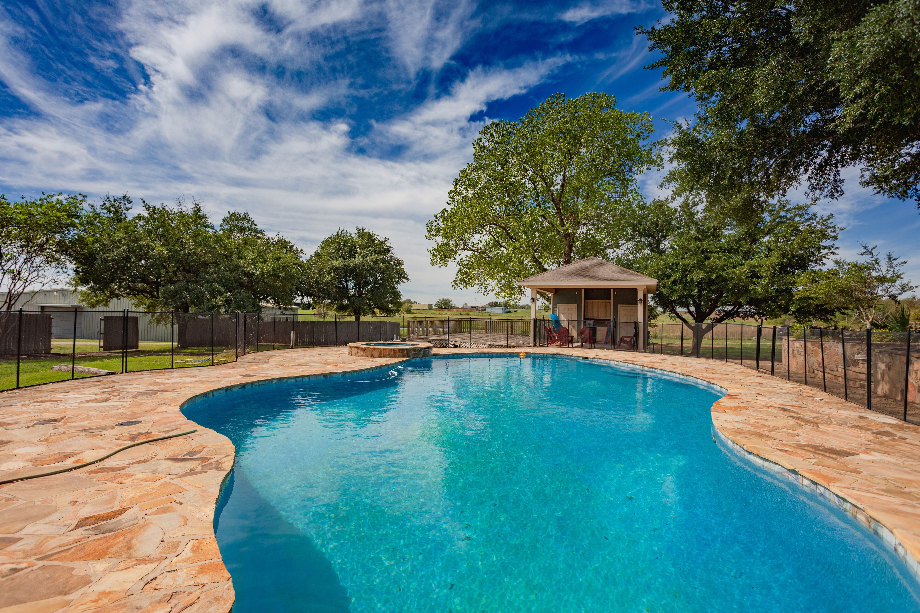 Alberca al aire libre 