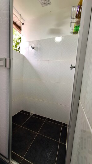 Luxury Apartment | Bathroom | Shower, hair dryer, towels - OSIMIRI apartamentos (San Rafael)