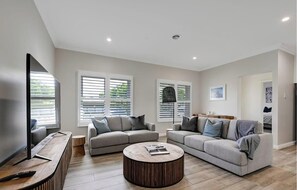 TV, offices - Paradise on Prince - Sleek & Stylish, Pets Allowed (Orange)