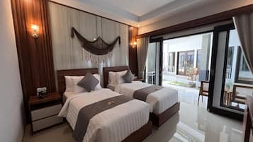Double or Twin Room, 2 Twin Beds | Minibar, desk, laptop workspace, free WiFi