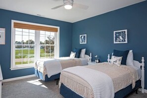 2 bedrooms, iron/ironing board, travel cot, WiFi