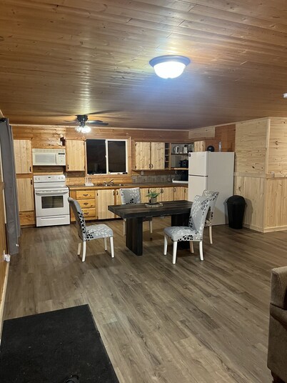 Little cabin near a lake 