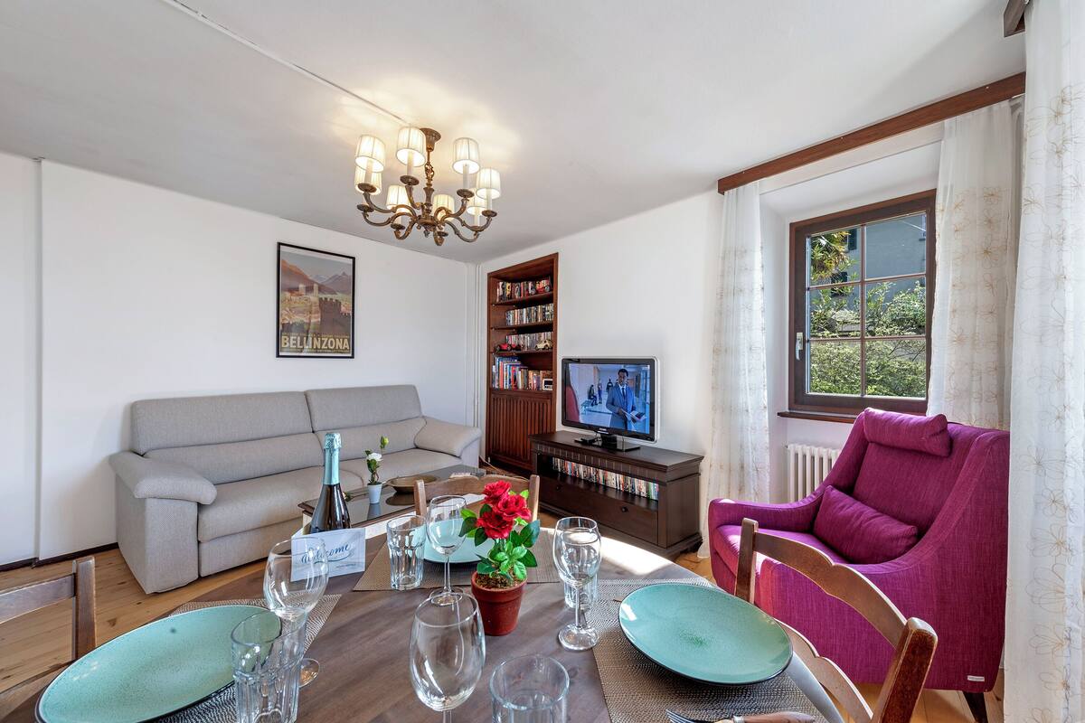 21-inch Smart TV with cable channels