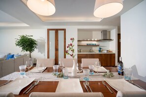 Condo, 2 Bedrooms, Accessible, Balcony | Dining - Exclusive 120sqm 2bdr Corner Suite Rooftop Pool (Da Nang)
