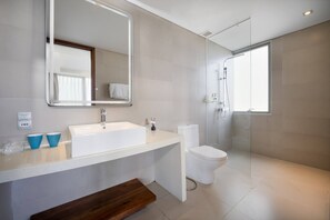 Condo, 2 Bedrooms, Accessible, Balcony | Bathroom - Exclusive 120sqm 2bdr Corner Suite Rooftop Pool (Da Nang)