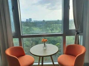 Classic-Apartment, 1 Schlafzimmer, Nichtraucher, Blick auf den Golfplatz | Blick auf den Golfplatz