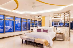 Luxury Suite | 2 bilik tidur, cadar kapas Mesir, peralatan tempat tidur premium 