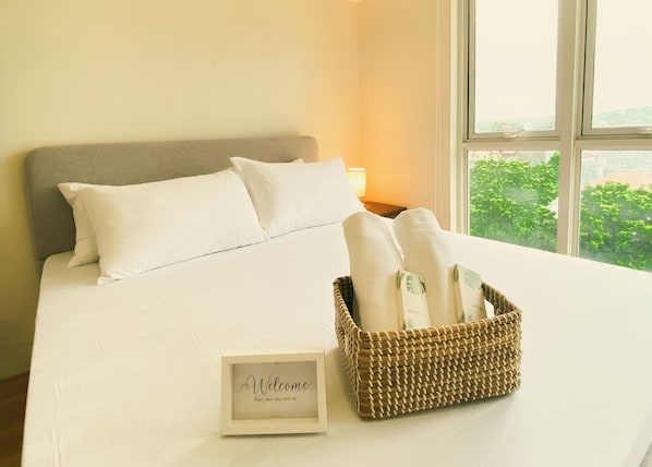 1 makuuhuone, silitysrauta/-lauta, Wi-Fi, vuodevaatteet