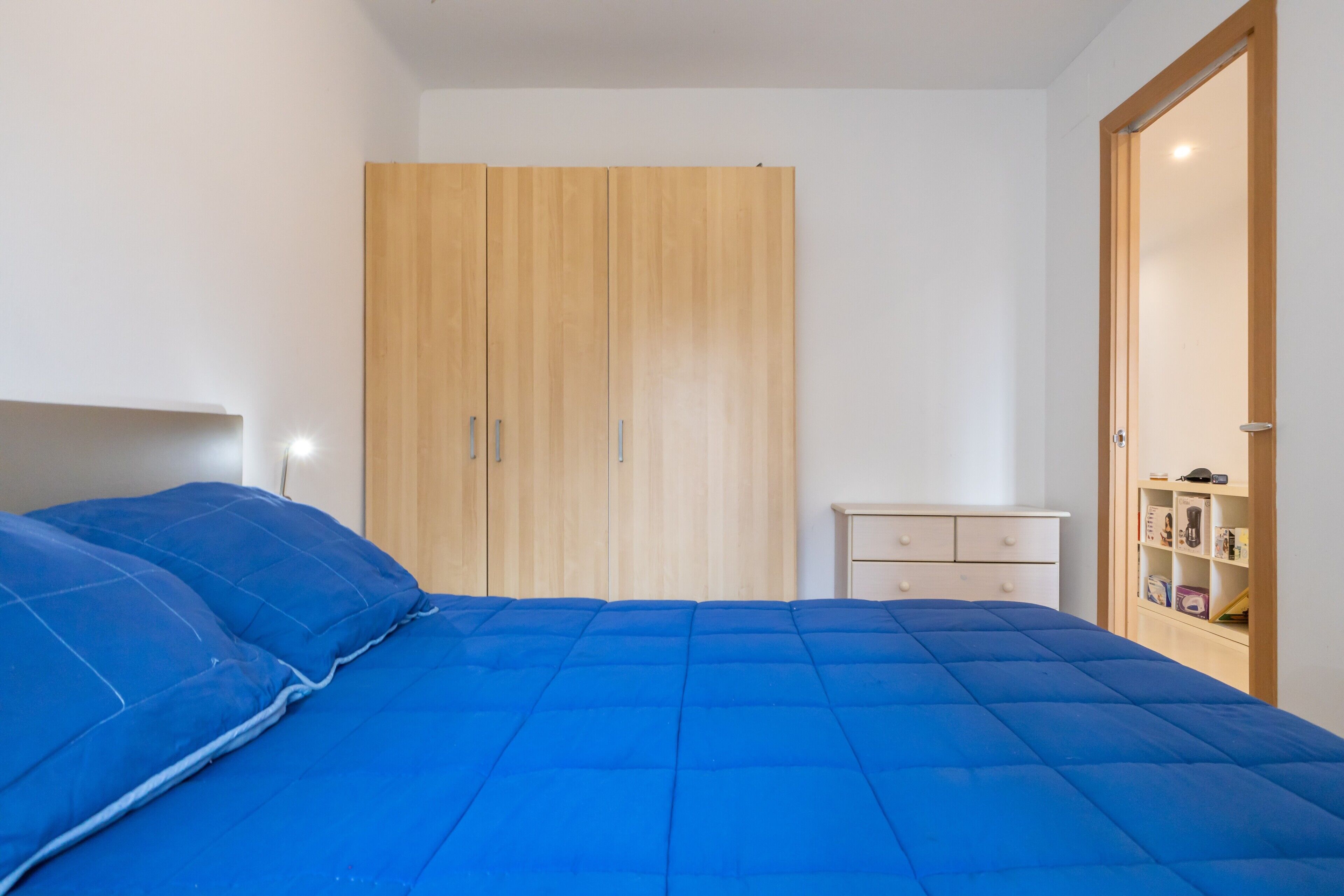 1 bedroom, iron/ironing board, bed sheets