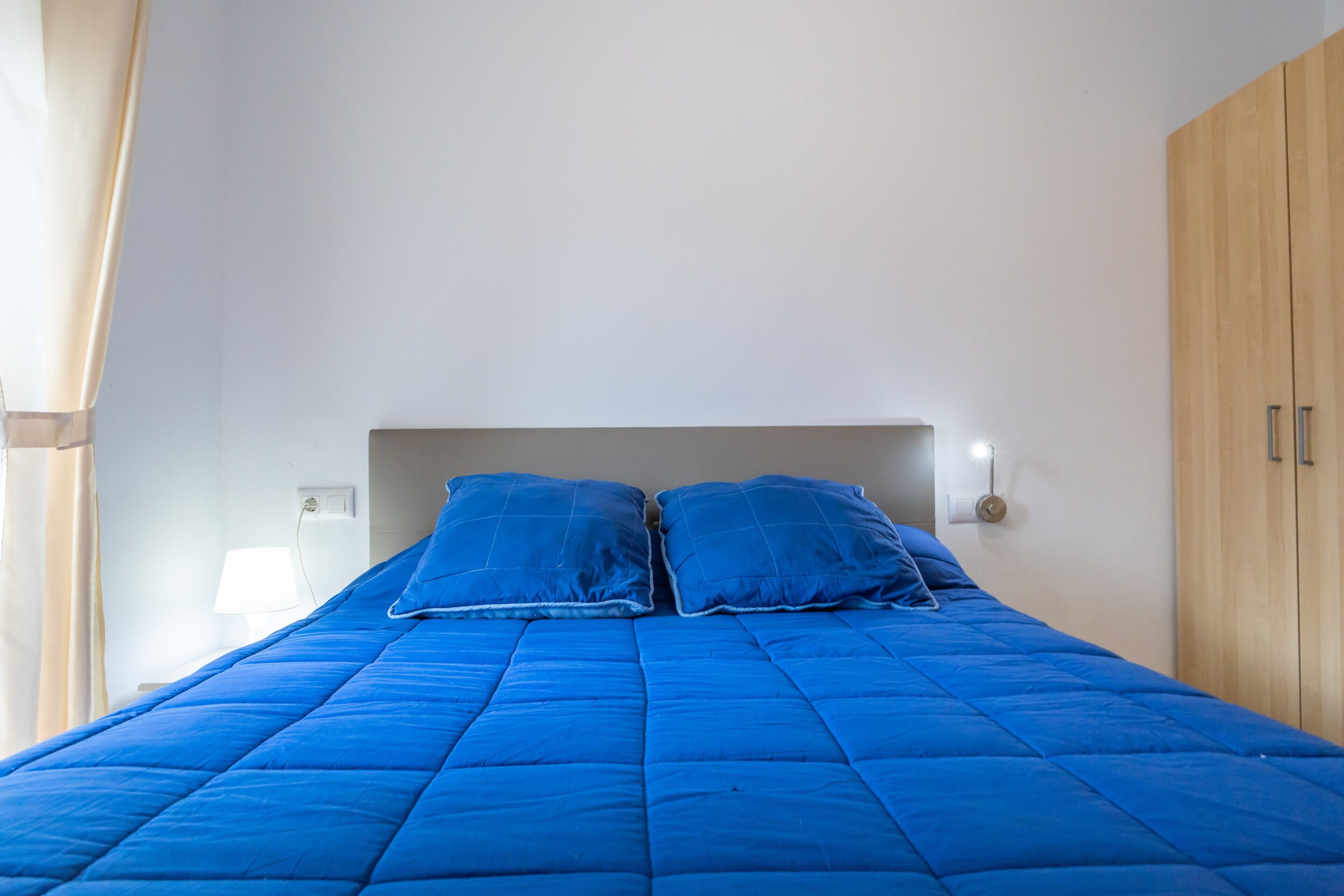 1 bedroom, iron/ironing board, bed sheets