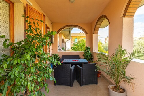 Ferienwohnung "El Giardino delle Rose" mit privater Terrasse und WLAN