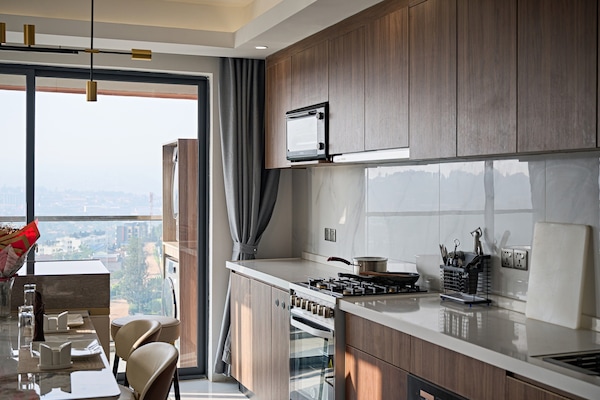 Toetasjesleilighet – superior, 4 soverom, byutsikt | Eget kjøkken | Kjøleskap, mikrobølgeovn, ovn og kokeplater