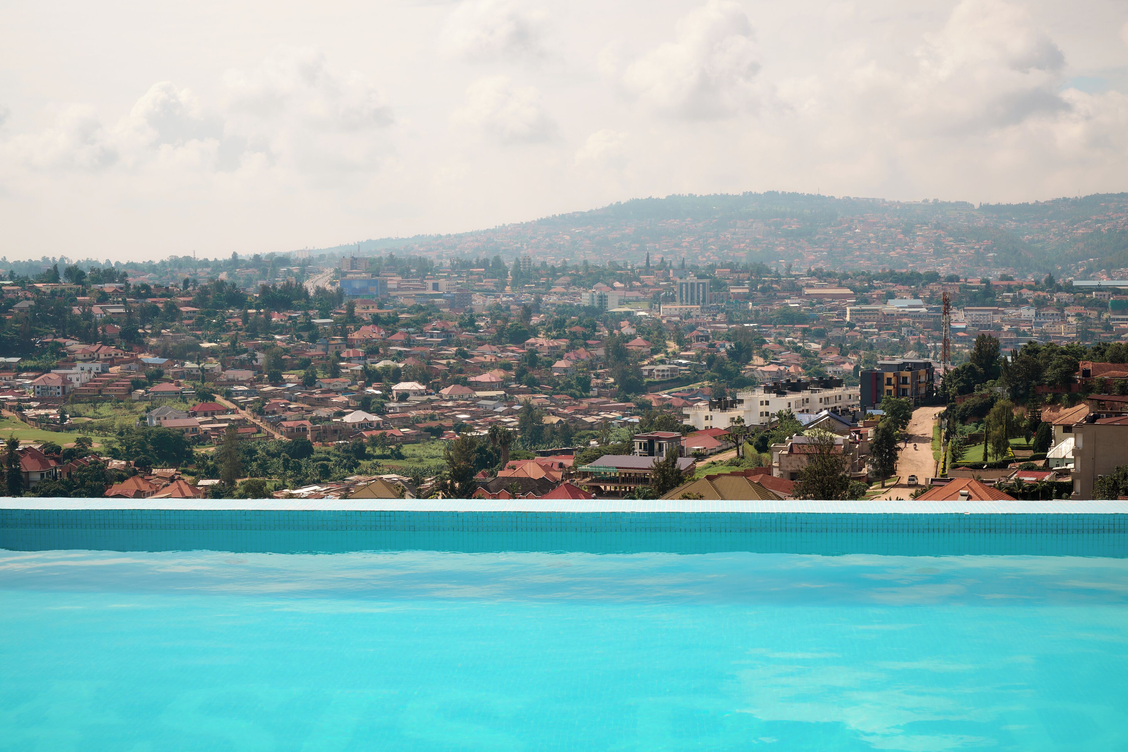 Rooftop pool