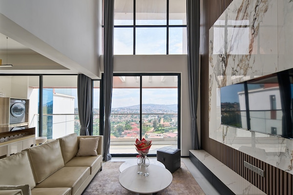 En 142-centimeters smart-TV med digitale kanaler