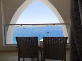 Udsigt fra overnatningsstedet