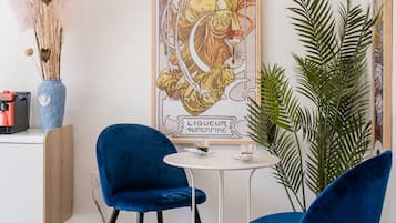 Luxury Double Room, Balcony, Sea View | Frette Italian sheets, premium bedding, individually decorated