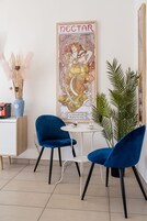 Luxury Double Room, Balcony, Sea View | Frette Italian sheets, premium bedding, individually decorated