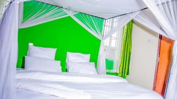 3 chambres, literie de qualité supérieure, surmatelas