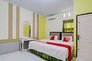 Kamar Double Deluks | Ruang kerja ramah laptop, Wi-Fi gratis, dan seprai linen