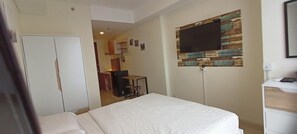 Apartemen Deluks | 1 kamar tidur dan Wi-Fi gratis