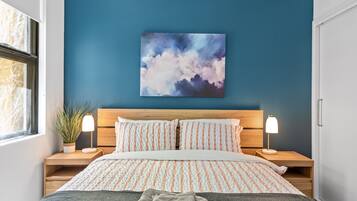 1 bedroom, iron/ironing board, travel crib, WiFi