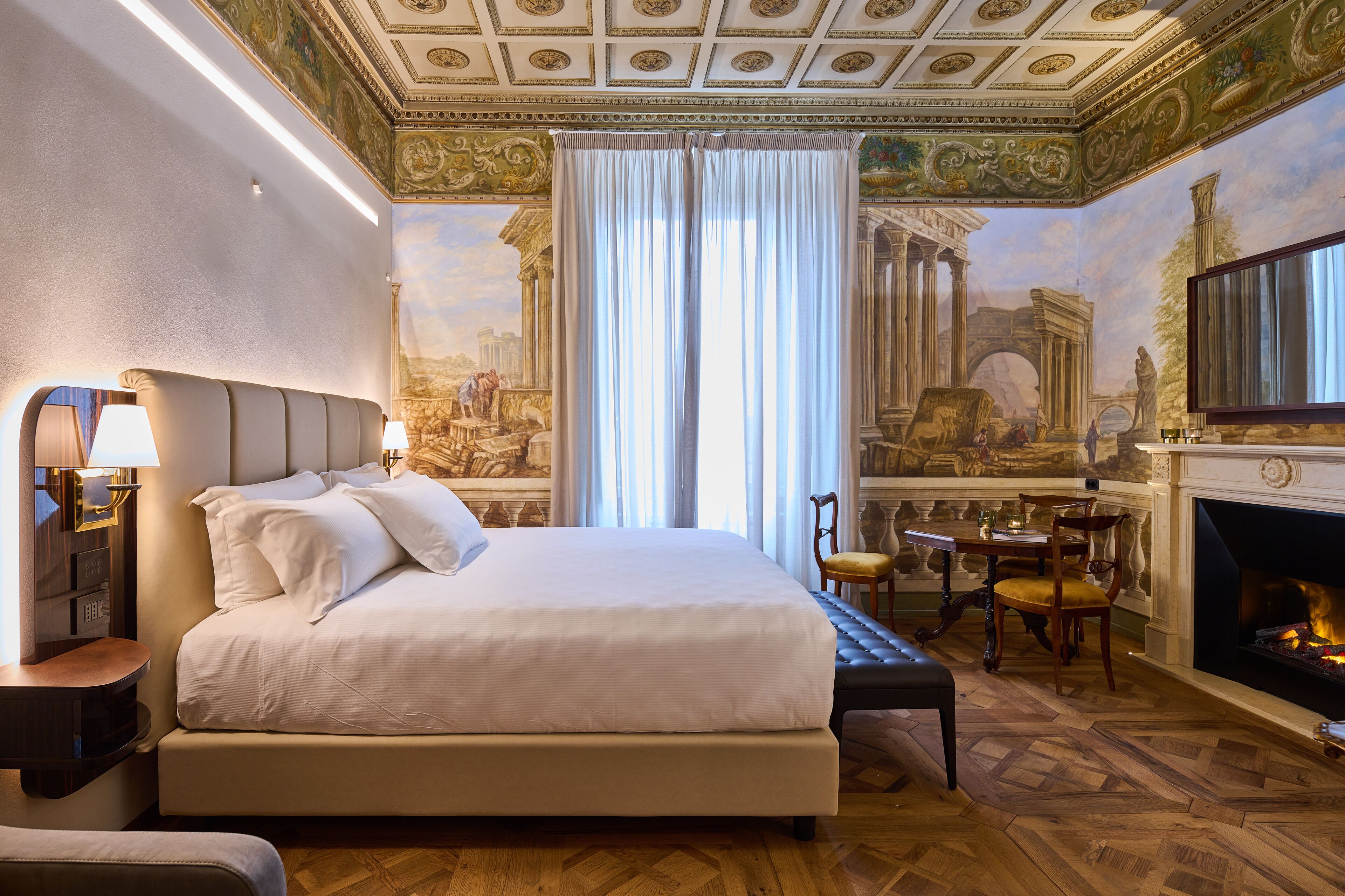 Suíte júnior | 1 quarto, roupas de cama premium, edredons de pluma