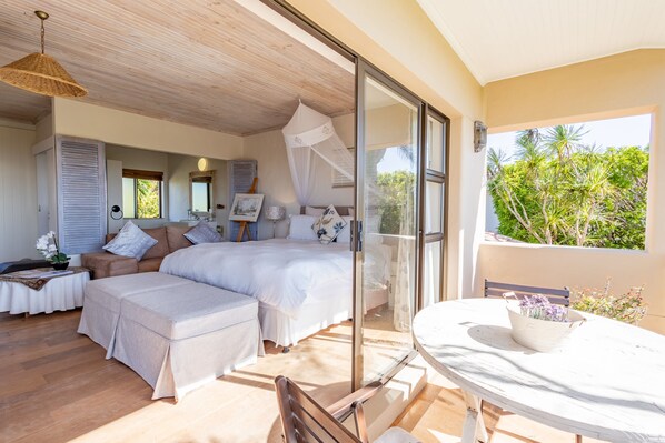 高级套房, 海洋景观 | 免费 WiFi、床单