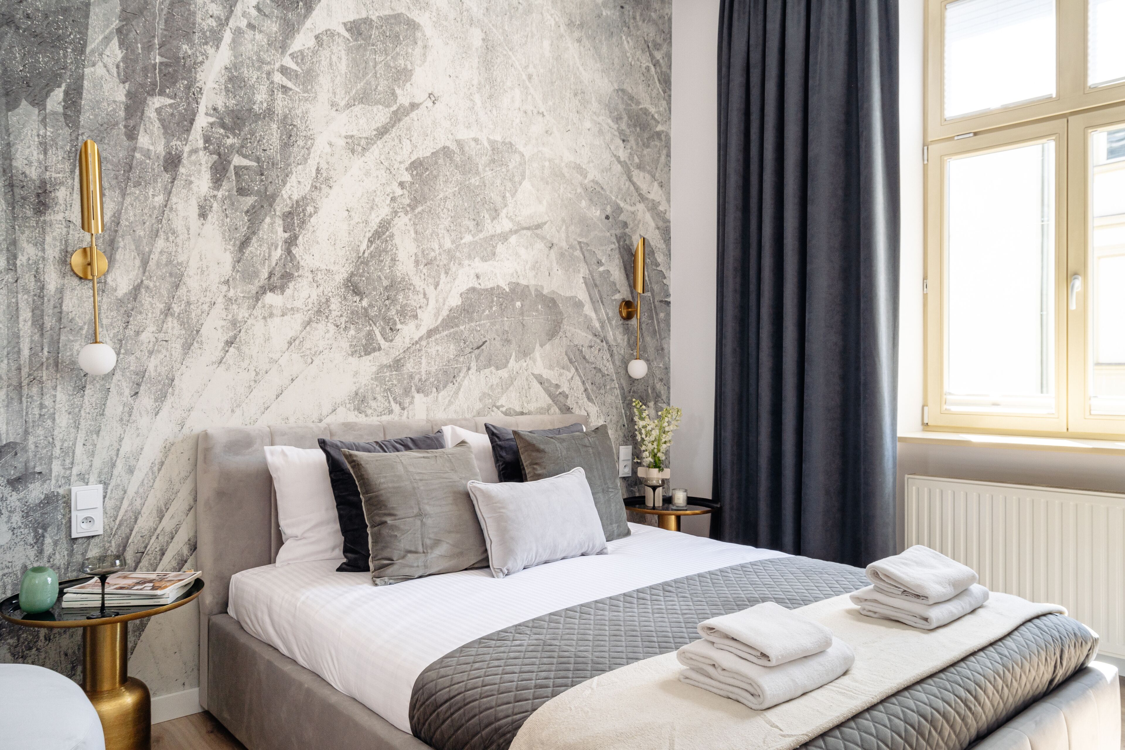 Appartement Design | 1 chambre, bureau, fer et planche à repasser, Wi-Fi gratuit